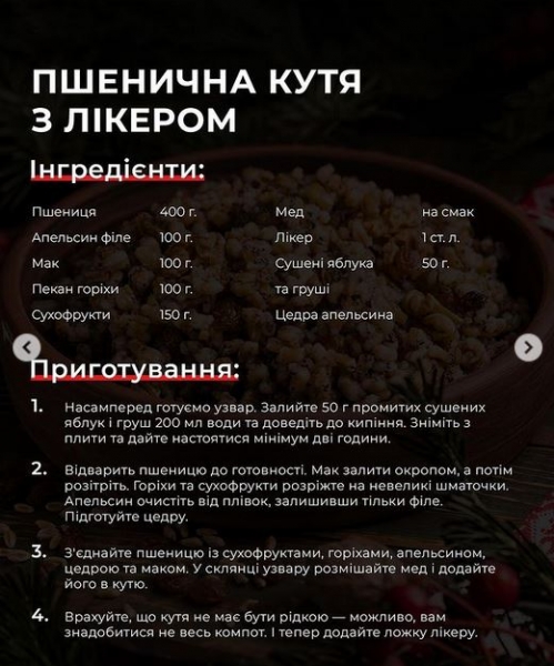 «Ідеальна щедра кутя» від Ектора Хіменеса-Браво: три «перевірені» рецепти
