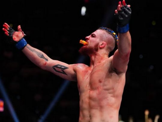 Український боєць UFC побив до&nbsp;крові суперника зі&nbsp;США (відео)